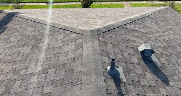 Finished roof slope on a November 2024 Houston roofing job
