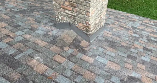 Rear slope of a replaced roof in Quail Valley, Missouri City