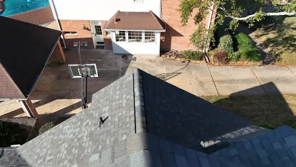 Side slope of a replaced roof in Kingwood 77345