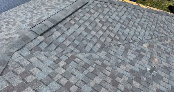 Rear slope of a new laminate roof in Channelview, TX