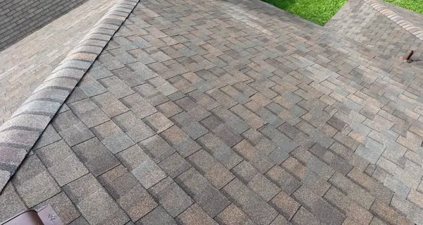 New pipe jacks and ridge caps on the main slope