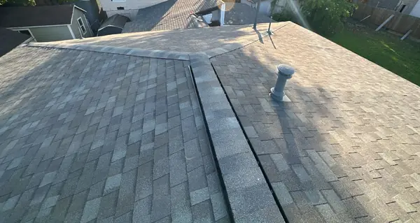 Rear addition roof with new drip edge in Houston 77009