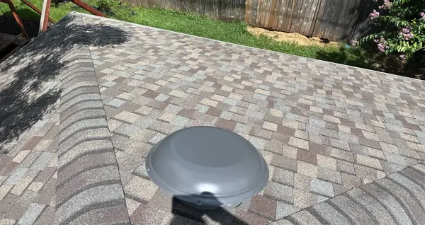 Replaced dome vent on the rear slope