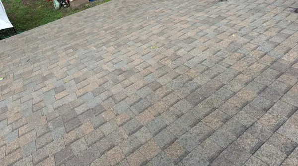 Side slope of a replaced roof in Houston 77088