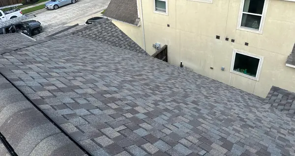 Hip intersection with the new ridge vent under the caps