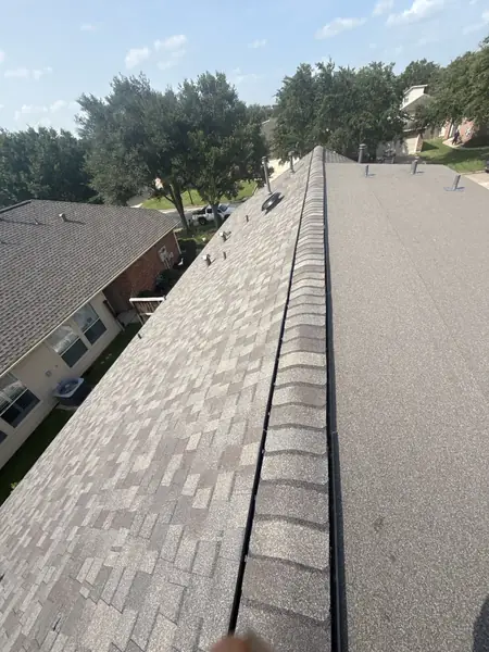 New box vents on a replaced roof in Pearland