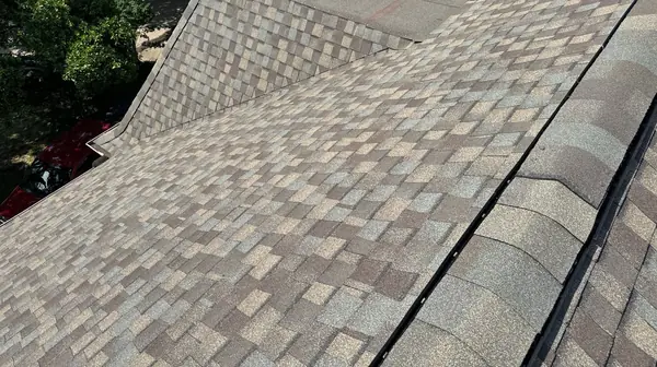 Main ridge of the finished roof