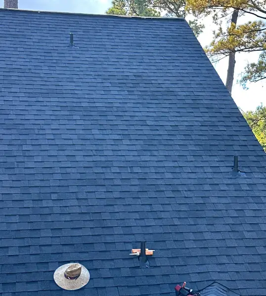 Rear roof field with new pipe boots