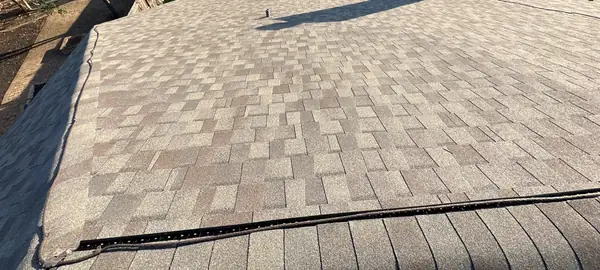 Shingle field after replacement, Katy 77450