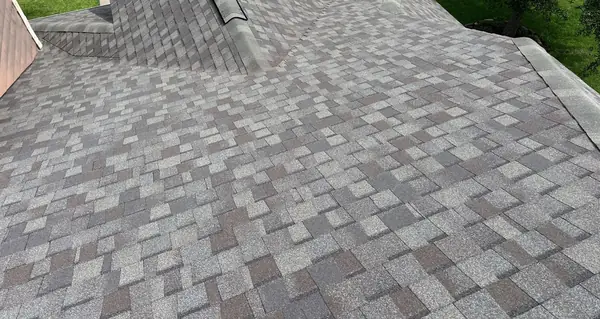Front slope of a replaced roof in League City 77573