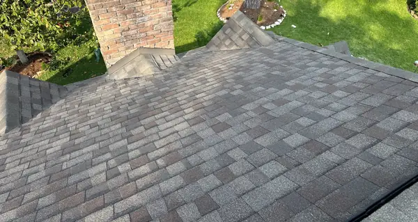 Hip intersection on the finished roof
