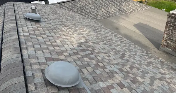 Replaced dome vent on the main slope