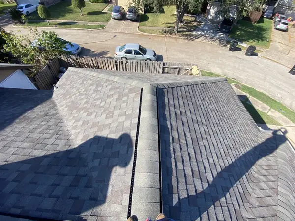New turtle vents and pipe jacks on a January 2025 Houston roof