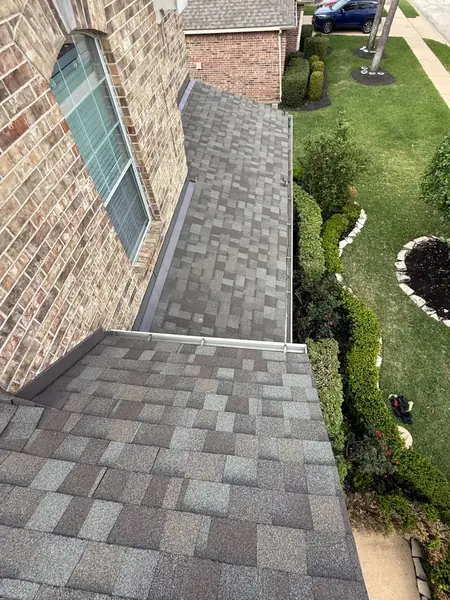 Rear slope of a replaced roof in Pearland