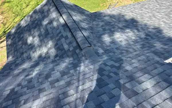 Front gable with fresh shingles in Hockley