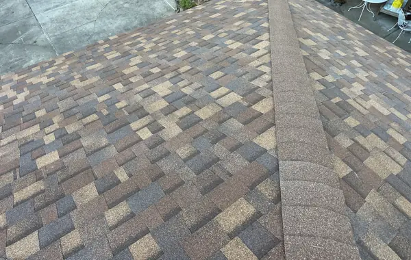 Dormer step flashing on a new Houston roof
