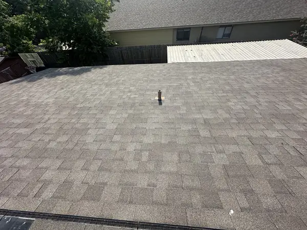 Rear slope of a replaced roof in northeast Houston