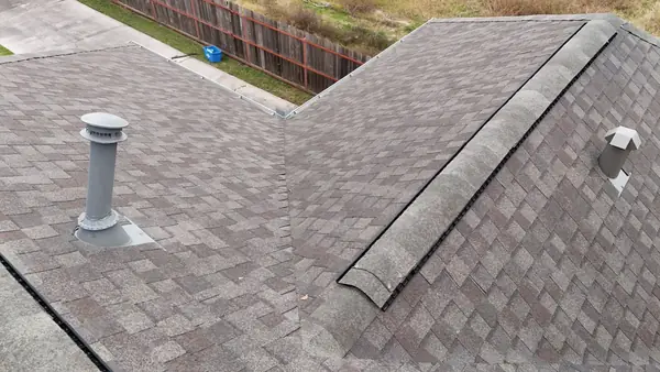 Turbine vent on a new laminate roof in Houston