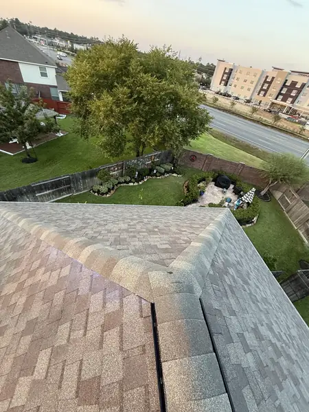 Hip intersection on the new roof
