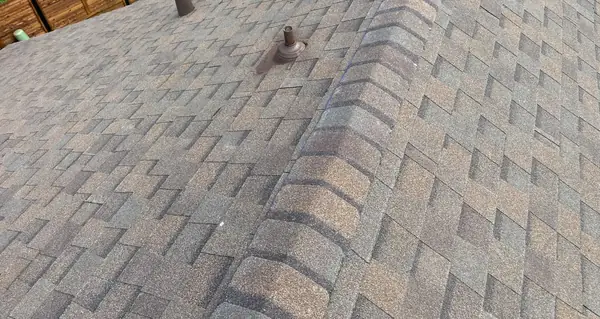 Rear slope of a new laminate roof in Houston, TX
