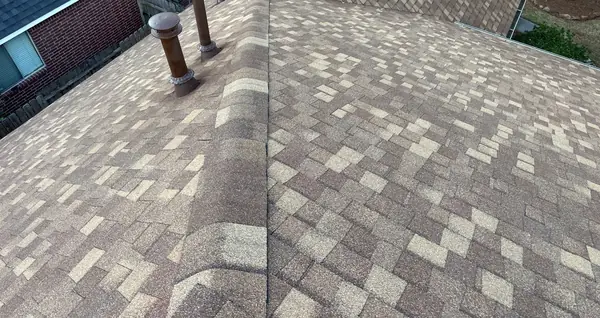 Rear slope of a replaced roof in northeast Houston